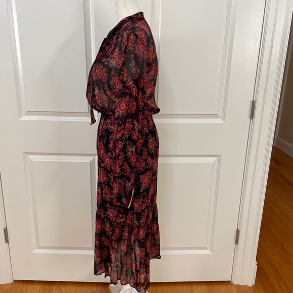 Koralina Silk Long Sleeve Dress from PAIGE - Picture 4 of 10